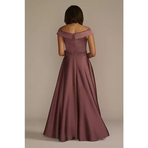 David's Bridal 22W Oleg Cassini A-Line Formal Dress - Picture 2 of 16